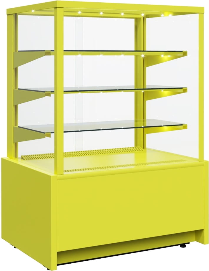 Кондитерская витрина CARBOMA ВХСв‑0,6д CUBE LIGHT (KC70 VM 0,6‑1) 