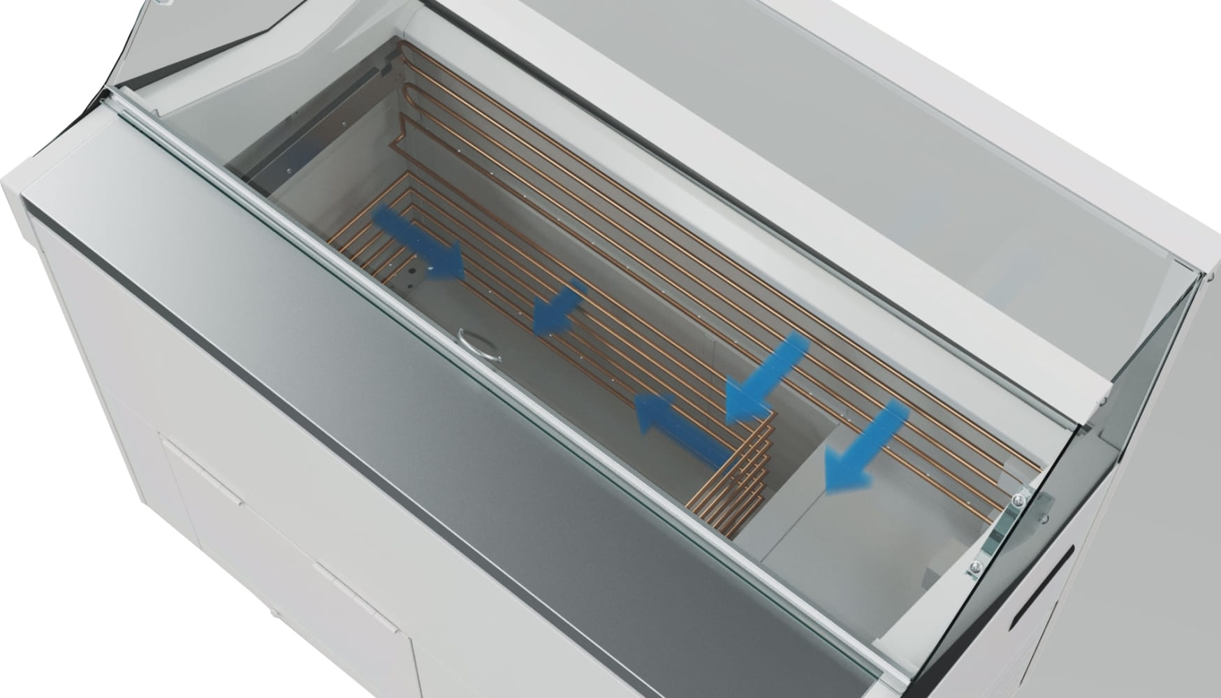 Морозильная витрина CARBOMA BLISS IC72 SL 1,3‑1 9003 для мороженого 
